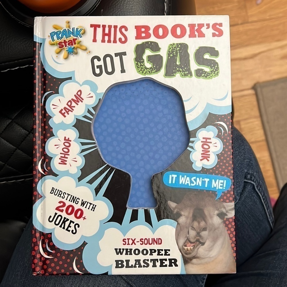 KIDS Joke book “This book’s got gas” funny jokes missing fart maker
